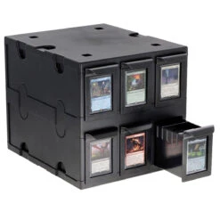 BCW - 6 Drawer Card Catalog - Black