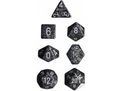 Chessex Dice - Speckled Ninja - Set Of 7 - CHX 25318