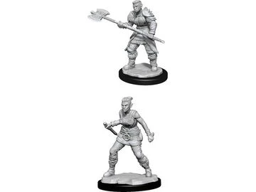 Wizkids - Dungeons And Dragons - Unpainted Miniature - Nolzurs Marvellous Miniatures - Orc Female Barbarian - 90145 1 Wizkids - Dungeons And Dragons - Unpainted Miniature - Nolzurs Marvellous Miniatures - Orc Female Barbarian - 90145