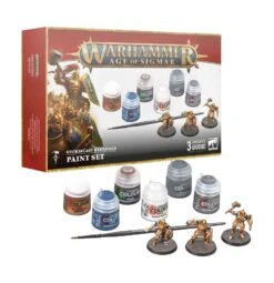 Games Workshop - Warhammer Age Of Sigmar - Stormcast Eternals + Paint Set - 60-10