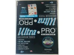 Ultra Pro - 12 Pocket - Sticker Sized - Platinum Hologram Binder Pages - Box Of 100