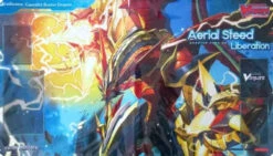 Bushiroad - Cardfight!! Vanguard - Aerial Steed Liberation - Eradicator Gauntlet Buster Dragon - Rubber Playmat
