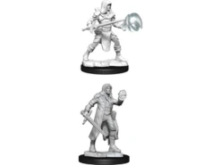 Wizkids - Dungeons And Dragons - Unpainted Miniature - Nolzurs Marvellous Miniatures - Human Male Fighter/Wizard - 90150
