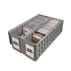 BCW - Graded Card Bin - Two Row Grey