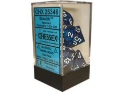 Chessex Dice - Speckled Stealth - Set Of 7 - CHX 25346