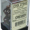 Chessex Dice - Festive Symphony With White - Set Of 7 - CHX 27543