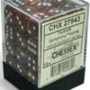 Chessex Dice - Festive Symphony With White - Set Of 36 D6 - CHX 27943