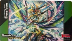 Bushiroad - Cardfight!! Vanguard - Genesis Of The Five Greats - Blessfavor - Rubber Playmat
