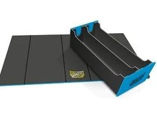 Arcane Tinmen - Dragon Shield - Magic Carpet XL - Double Deck Tray And Playmat - Blue