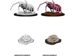 Wizkids - Dungeons And Dragons - Unpainted Miniature - Nolzurs Marvellous Miniatures - Giant Spider/Egg Clutch - 90077