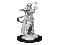 Wizkids - Dungeons And Dragons - Unpainted Miniature - Nolzurs Marvellous Miniatures - Tiefling Sorcerer Female - 90304 -CARDBOARD MEMORIES 4c5e65e5fd7e75cddfa51900daa8b82b