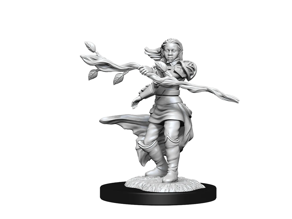 Wizkids - Dungeons And Dragons - Unpainted Miniature - Nolzurs Marvellous Miniatures - Human Druid Female - 90223 1 Wizkids - Dungeons And Dragons - Unpainted Miniature - Nolzurs Marvellous Miniatures - Human Druid Female - 90223