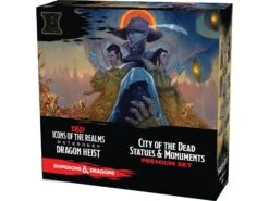 Wizards Of The Coast - Dungeons And Dragons - Icons Of The Realms - Waterdeep Dragon Heist - City Of The Dead Statues And Monuments Premium Case Incentive Set
