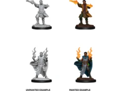 Wizkids - Dungeons And Dragons - Unpainted Miniature - Nolzurs Marvellous Miniatures - Male Human Sorcerer - 90053