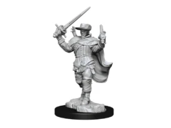 Wizkids - Dungeons And Dragons - Unpainted Miniature - Nolzurs Marvellous Miniatures - Human Bard Male - 90306 -CARDBOARD MEMORIES 72500432a813bec1a7bed410babc6d78