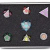 Die Hard Dice - RPG Metal Gunmetal Rainbow 94113 - Set Of 7