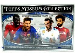 Topps - 2017-18 - Soccer - UEFA Champions League - Museum Collection - Hobby Box -CARDBOARD MEMORIES DSC0429