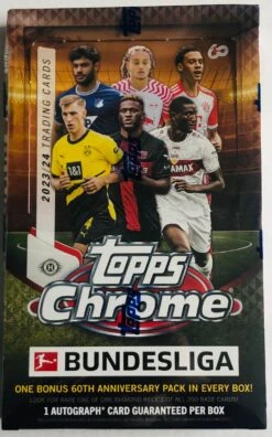 Topps - 2023-24 - Soccer - Bundesliga - Chrome - Hobby Box