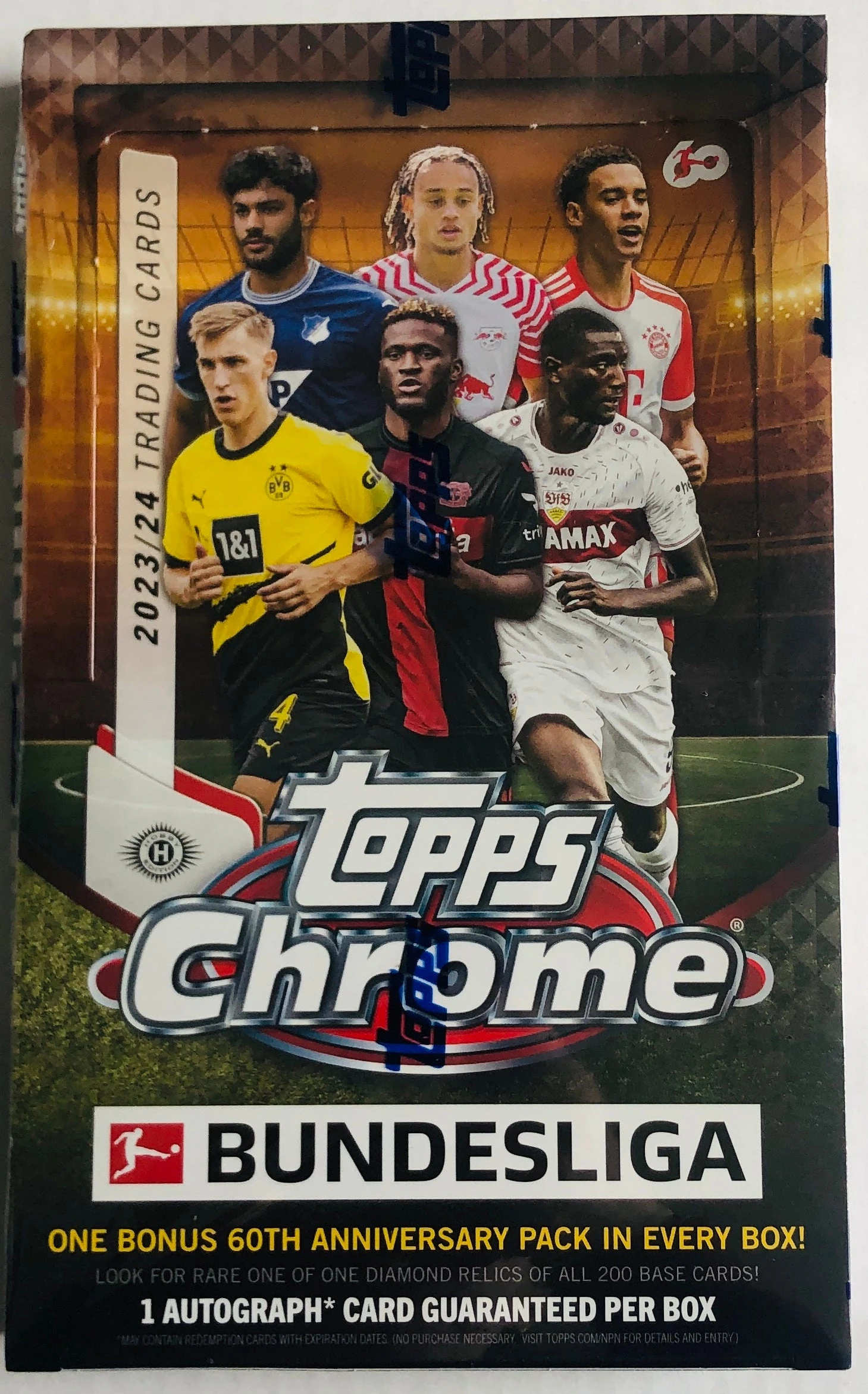Topps - 2023-24 - Soccer - Bundesliga - Chrome - Hobby Box 1 Topps - 2023-24 - Soccer - Bundesliga - Chrome - Hobby Box