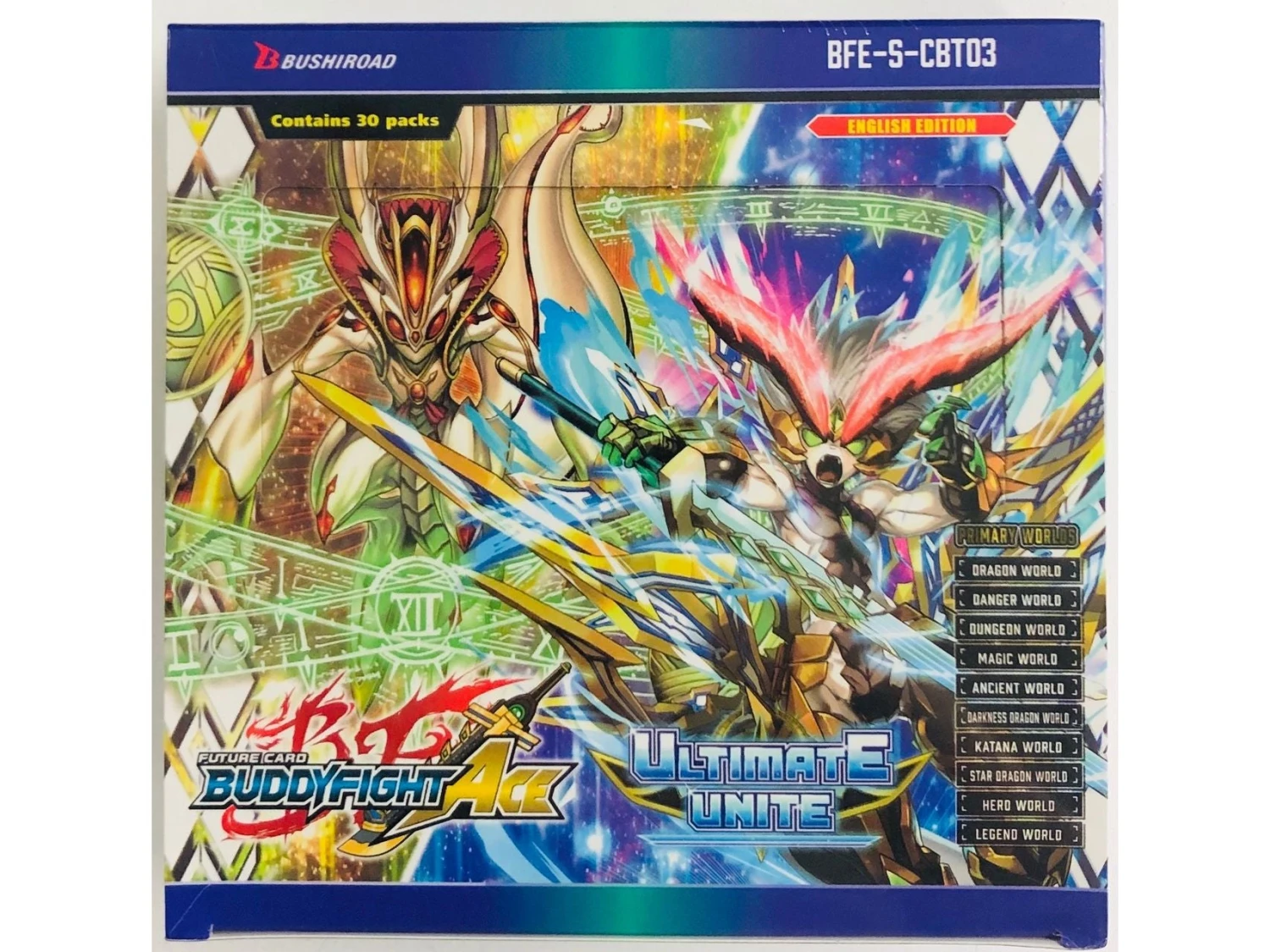 Bushiroad - Buddyfight Ace - Climax Vol. 3 - Ultimate Unite - BFE-S-CBT03 - Booster Box 1 Bushiroad - Buddyfight Ace - Climax Vol. 3 - Ultimate Unite - BFE-S-CBT03 - Booster Box