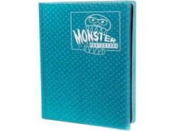 BCW - Monster - 4 Pocket Binder - Holofoil Aqua Blue