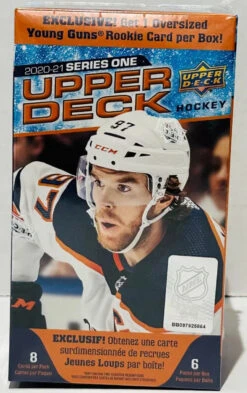 Upper Deck - 2020-21 - Hockey - Series 1 - Blaster Box With Oversized Card