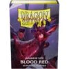 Arcane Tinmen - Dragon Shield Sleeves - Japanese Size - Matte - Blood Red - Package Of 60