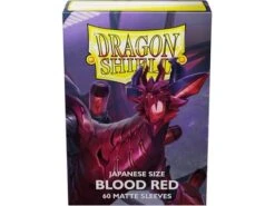 Arcane Tinmen - Dragon Shield Sleeves - Japanese Size - Matte - Blood Red - Package Of 60