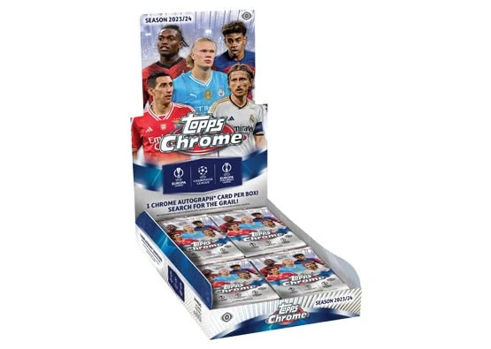 Topps - 2023-24 - UEFA Soccer - Chrome - Club Competitions - Hobby Box 1 Topps - 2023-24 - UEFA Soccer - Chrome - Club Competitions - Hobby Box
