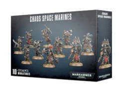 Games Workshop - Warhammer 40K - Chaos Space Marines - Chaos Space Marine Squad - Legionaries - 43-06 -CARDBOARD MEMORIES chaos
