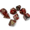 Chessex Dice - Lab Dice - 7-Die Set - Borealis - Polyhedral Cosmos With Gold