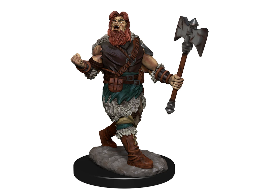 Wizkids - Dungeons And Dragons - Unpainted Miniature - Nolzurs Marvellous Miniatures - Human Barbarian Male - 90224 4 Wizkids - Dungeons And Dragons - Unpainted Miniature - Nolzurs Marvellous Miniatures - Human Barbarian Male - 90224 - Image 4