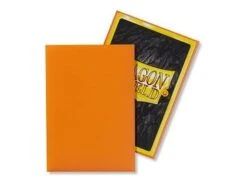 Arcane Tinmen - Dragon Shield Sleeves - Japanese Size - Matte - Orange - Package Of 60