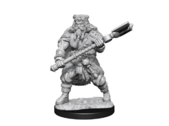 Wizkids - Dungeons And Dragons - Unpainted Miniature - Nolzurs Marvellous Miniatures - Human Barbarian Male - 90224