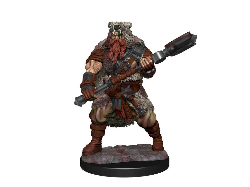 Wizkids - Dungeons And Dragons - Unpainted Miniature - Nolzurs Marvellous Miniatures - Human Barbarian Male - 90224 2 Wizkids - Dungeons And Dragons - Unpainted Miniature - Nolzurs Marvellous Miniatures - Human Barbarian Male - 90224 - Image 2