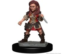 Wizkids - Dungeons And Dragons - Unpainted Miniature - Nolzurs Marvellous Miniatures - Halfling Female Rogue - 72627 -CARDBOARD MEMORIES femalerog