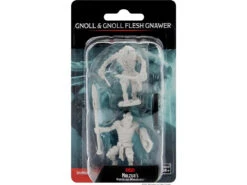 Wizkids - Dungeons And Dragons - Unpainted Miniature - Nolzurs Marvellous Miniatures - Gnoll/Gnoll Flesh Gnawer - 90066