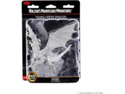 Wizkids - Dungeons And Dragons - Unpainted Miniature - Nolzurs Marvelous Miniatures - Young Green Dragon - 73684