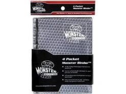 BCW - Monster - 4 Pocket Binder - Holofoil Black