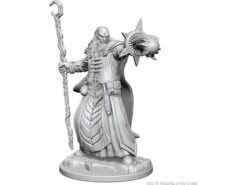 Wizkids - Dungeons And Dragons - Unpainted Miniature - Nolzurs Marvellous Miniatures - Human Male Wizard - 72618