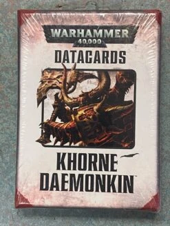 Games Workshop - Warhammer 40K (7th Edition) Data Cards - Khorne Daemonkin - 43-05-60 - OUT OF PRINT