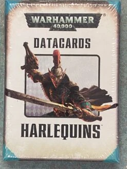 Games Workshop - Warhammer 40K (7th Edition) Data Cards - Harlequins - 58-02-60 - OUT OF PRINT