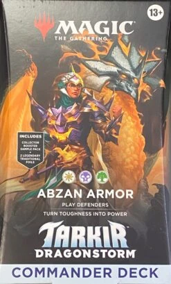 Wizards Of The Coast Magic The Gathering - Tarkir Dragonstorm - Abzan Armor - Commander Deck
