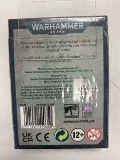 Games Workshop - Warhammer 40K - (9th Edition) Data Cards - Drukhari - 45-02 - OUT OF PRINT -CARDBOARD MEMORIES image1 16 b14e7ae4 711e 4ae5 a439 ff457ee09073