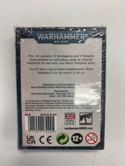 Games Workshop - Warhammer 40K - (9th Edition) Data Cards - Black Templars - 55-52 - OUT OF PRINT -CARDBOARD MEMORIES image3 9 84cc45b8 78cd 43d4 96f5 4c27d7b28dd9