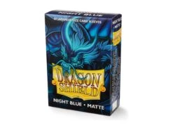 Arcane Tinmen - Dragon Shield Sleeves - Japanese Size - Matte - Night Blue - Package Of 60
