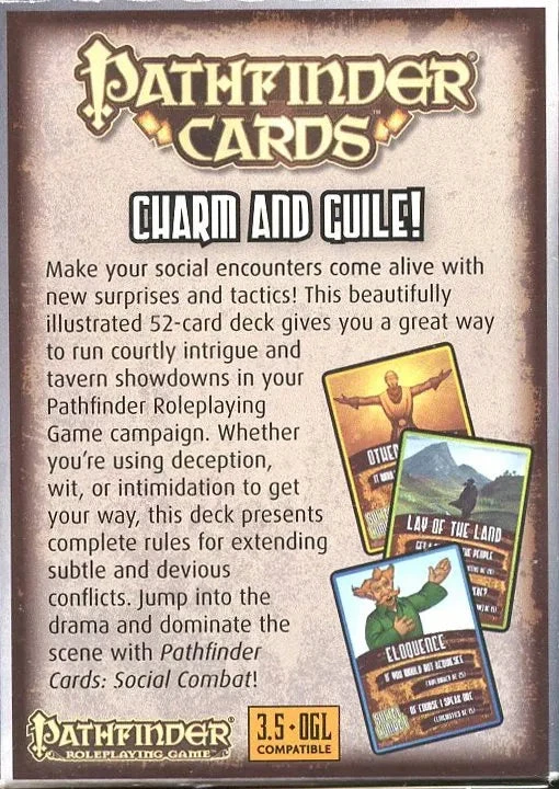 Paizo - Pathfinder - Social Combat Cards 2 Paizo - Pathfinder - Social Combat Cards - Image 2