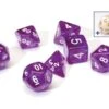 Sirius Dice - 7 Die Set - Translucent Purple Resin