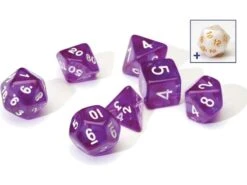 Sirius Dice - 7 Die Set - Translucent Purple Resin