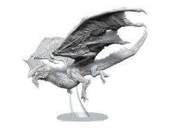 Wizkids - Dungeons And Dragons - Unpainted Miniature - Nolzurs Marvellous Miniatures - Adult Silver Dragon